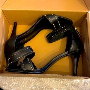 Black Studded Aldo Shoes